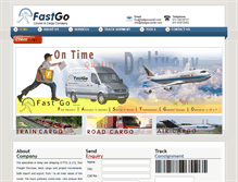 Tablet Screenshot of fastgocourier.com
